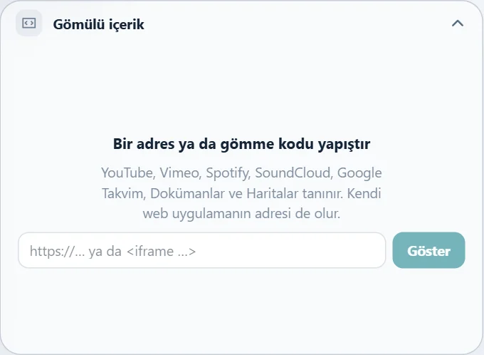 Gömülü sayfa