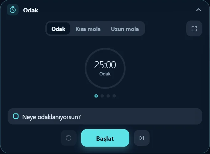 Odak zamanlayıcısı