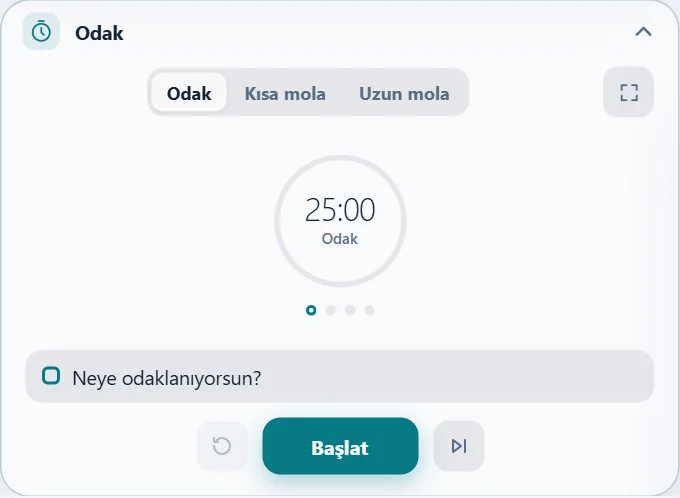 Odak zamanlayıcısı